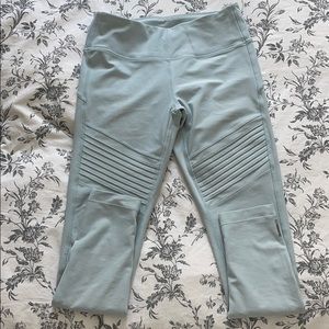 tiffany blue full length leggings